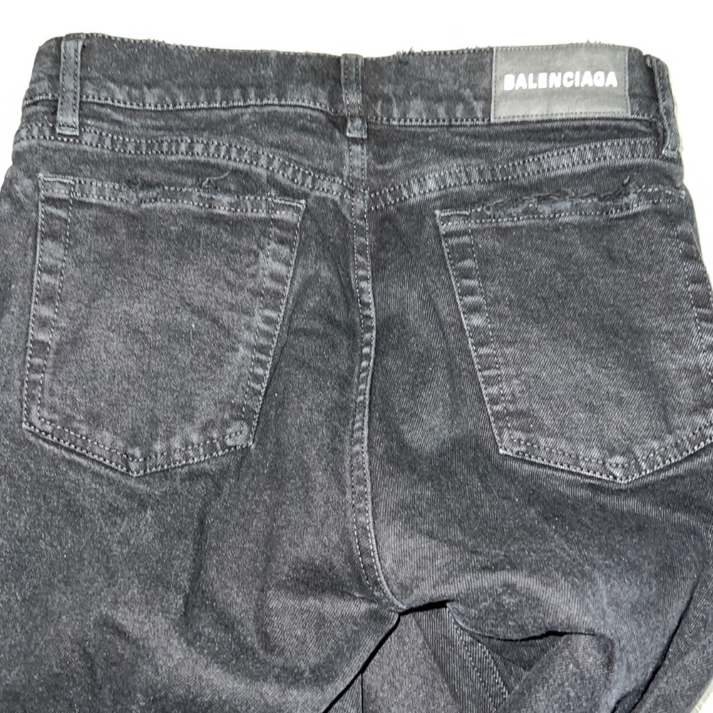 BALENCIAGA DISTRESSED JEANS